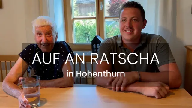 Herta Türk und Simon Mesnik aus Hohenthurn im Generationengespräch. | Foto: MeinBezirk