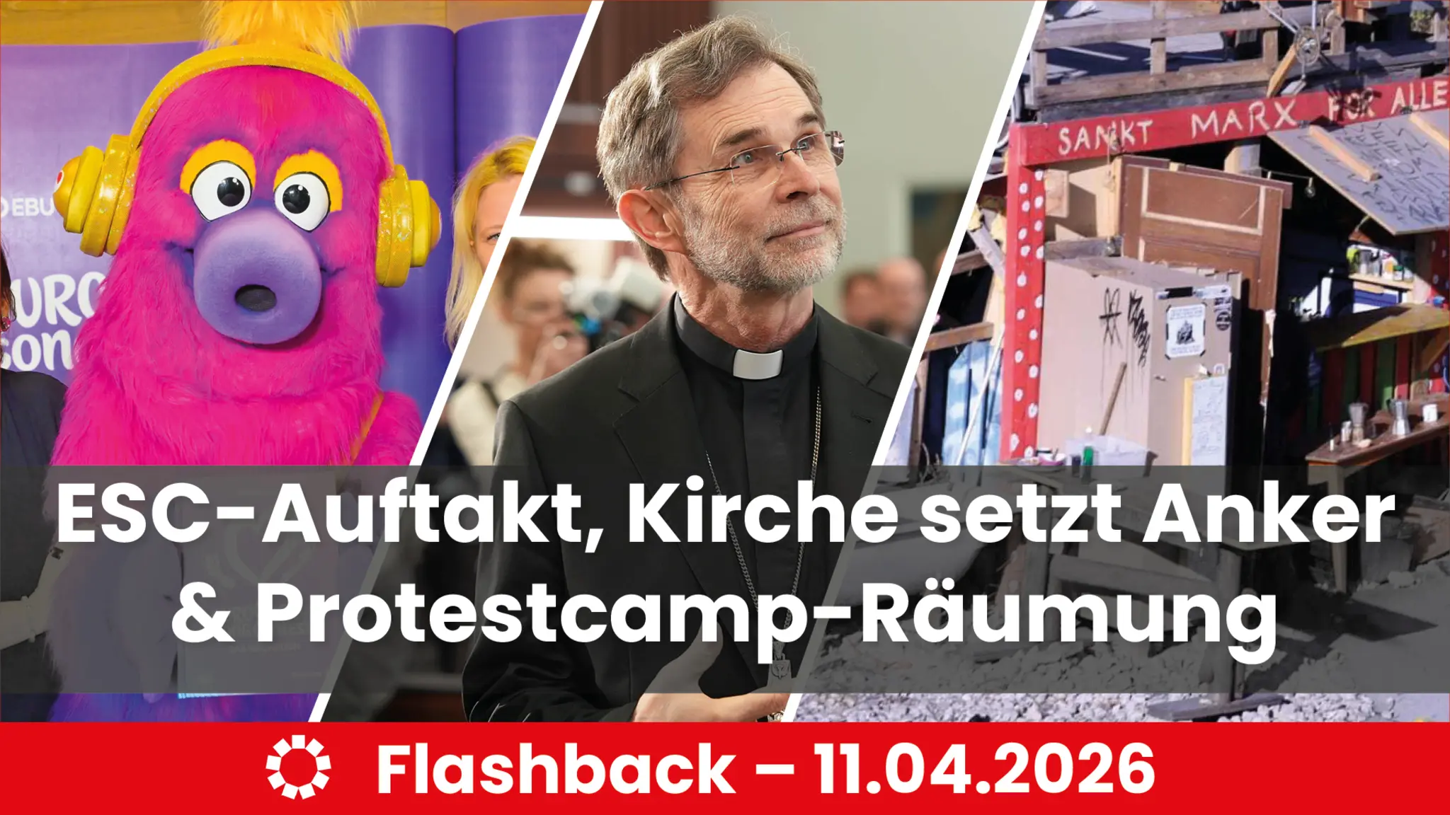 Flashback Vienna: ESC Countdown, Protest Camp Cleared & “Church Ship” for ...