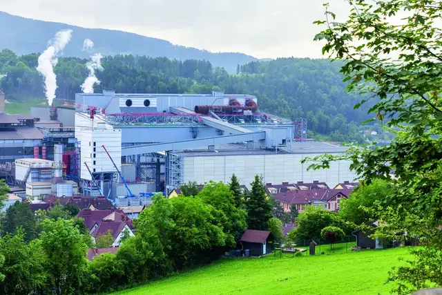 Die im Bau befindliche Elektrolichtbogenofenanlage (EAF) der Voestalpine in Leoben-Donawitz soll im ersten Halbjahr 2027 in Betrieb gehen.  | Foto: Voestalpine/Regine Schoettl