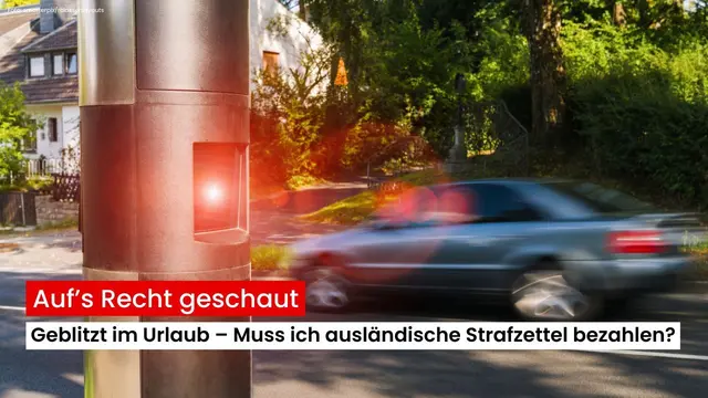 Kann man einen Strafzettel aus dem Ausland einfach ignorieren? Wir haben bei Rechtsanwältin Dejana Vejic nachgefragt. | Foto: smarterpix/rclassenlayouts